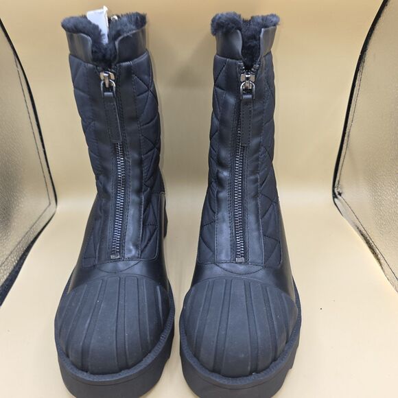 Aerosoles Solace Black Leather Ankle Booties 9M - Picture 3 of 9